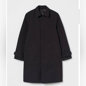 H&M black car coat